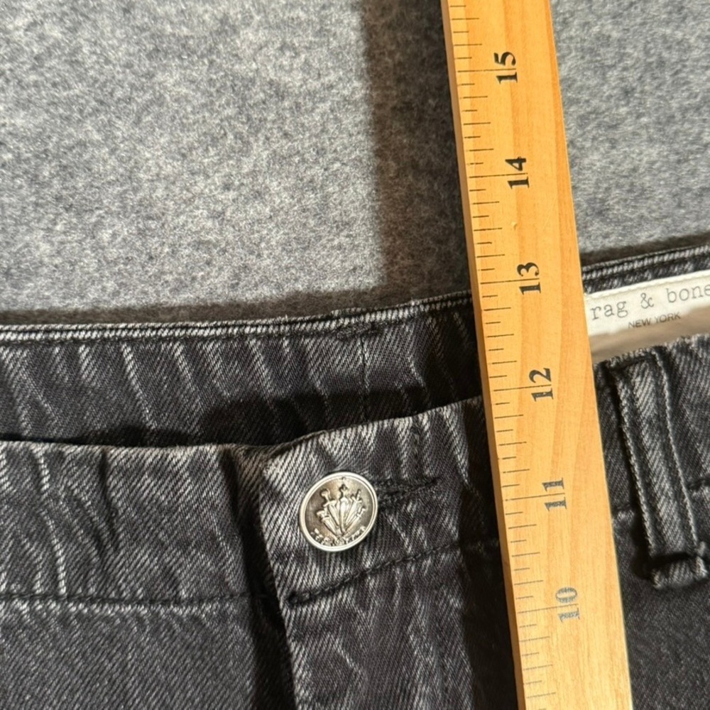 rag & bone Black Washed Cargo Jeans - Picture 8 of 11